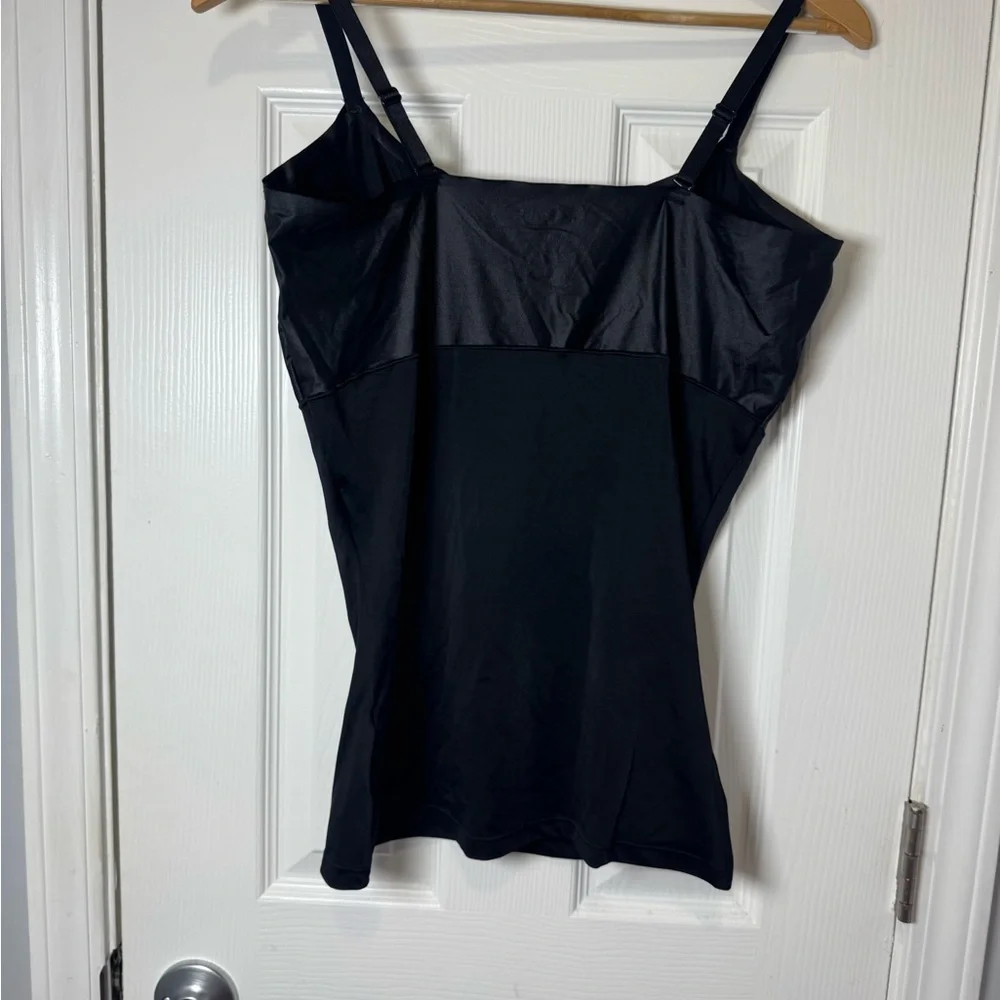Love Your Assets by SPANX Black Womens Tank Top Shaper‎ Girdle Cami Sz 1X